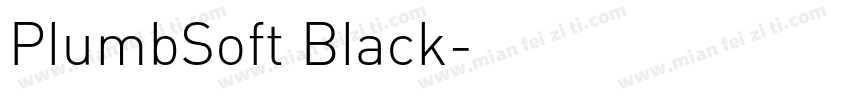 PlumbSoft Black字体转换